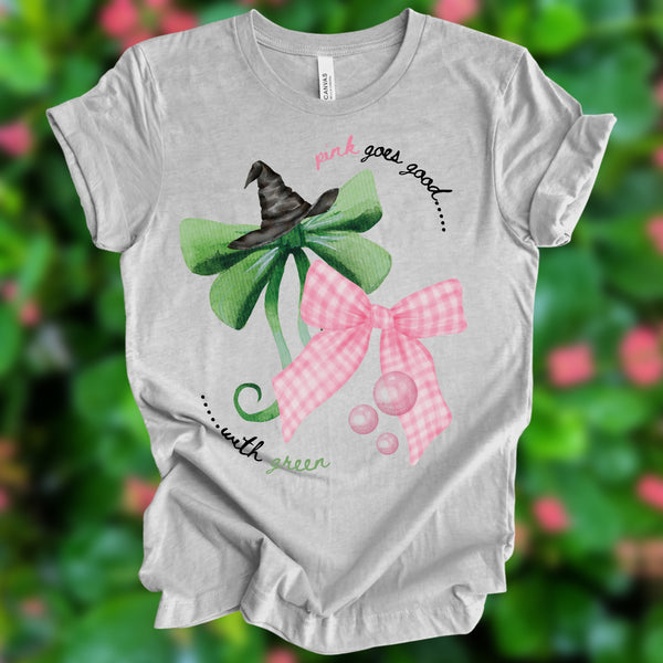 Pink & Green tee