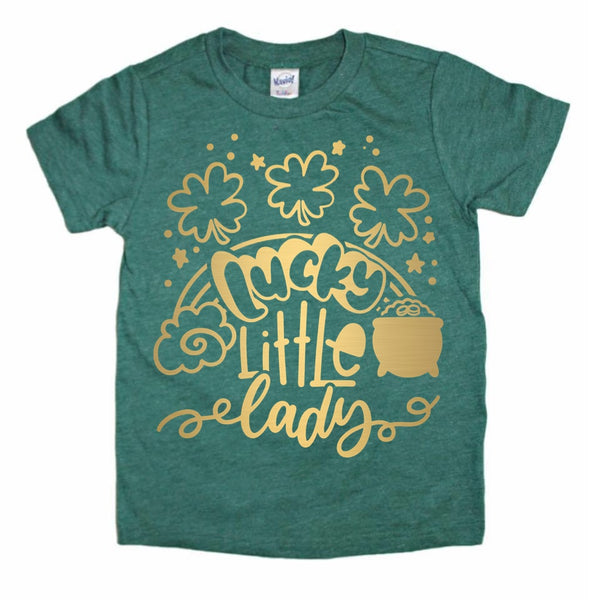 Lucky Little Lady St. Patrick’s Day tee