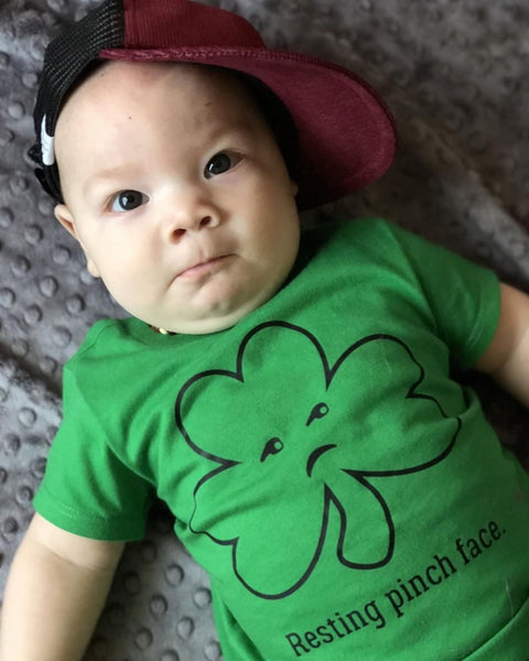 Resting Pinch Face St. Patrick’s Day tee