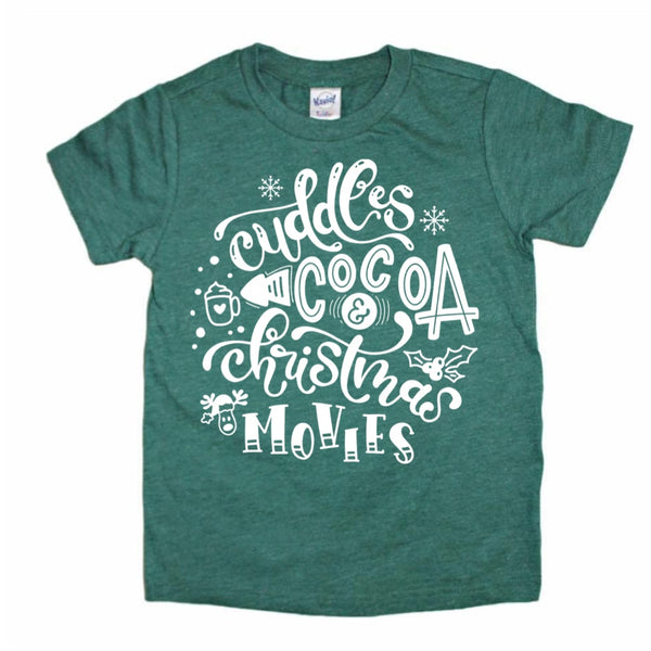 Cuddles Cocoa Christmas Movies tee